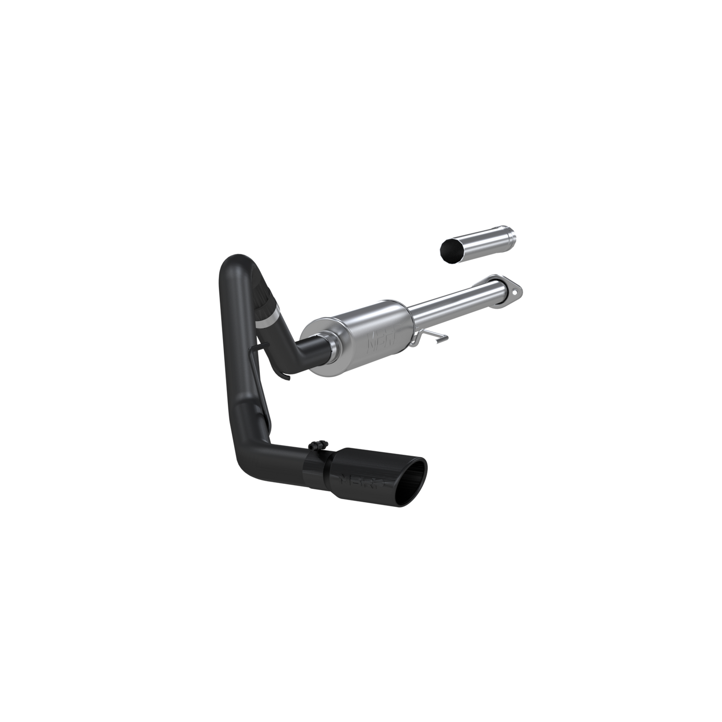 MBRP | 3 Inch Cat Back Exhaust System Single Black Finish For 15-20 Ford F-150 2.7L/3.5L EcoBoost  | S5253BLK