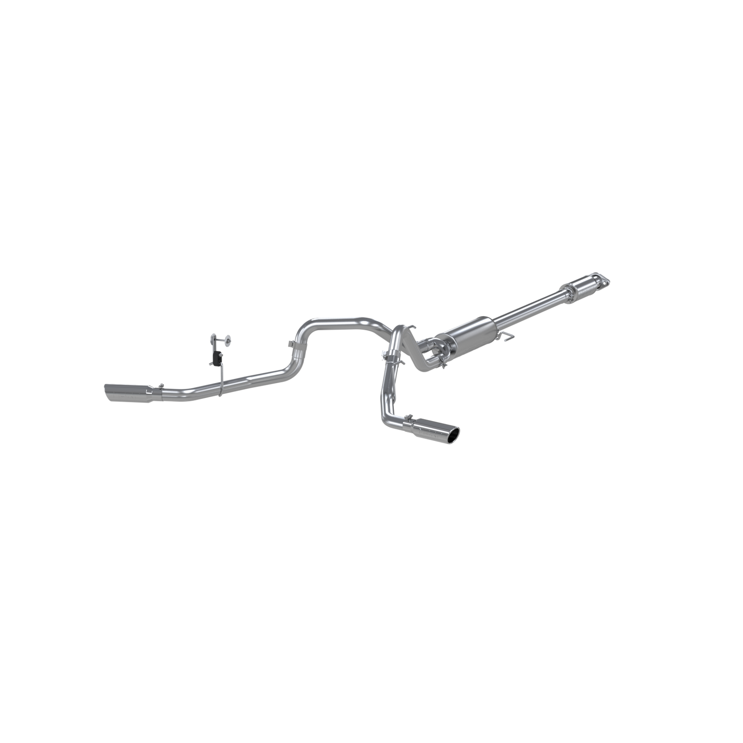 MBRP | 2.5 Inch Cat Back Exhaust System Dual Side Exit For 15-20 Ford F-150 5.0L T409 Stainless Steel  | S5257409
