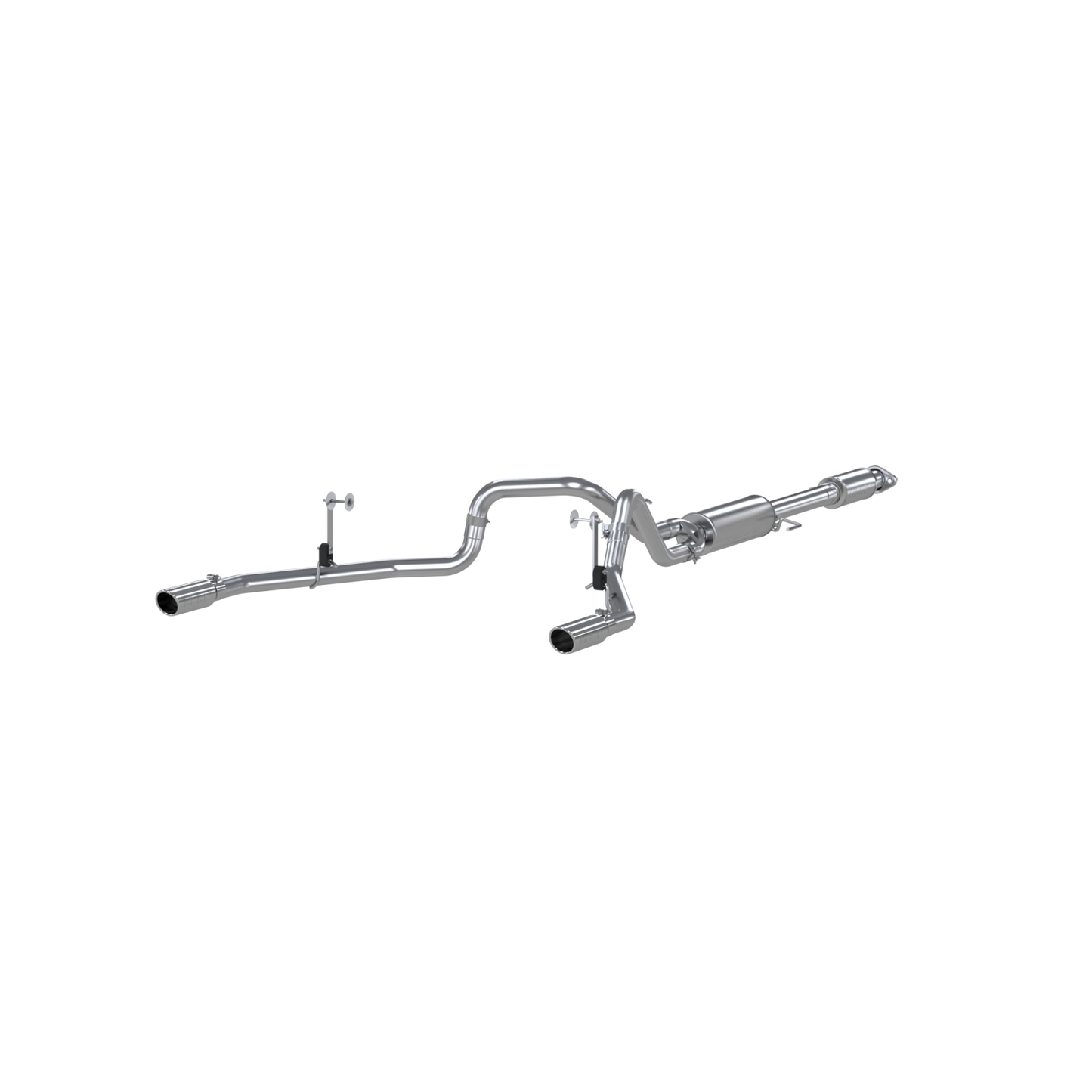 MBRP | 2.5 Inch Cat Back Exhaust System Dual Rear Exit For 15-20 Ford F-150 5.0L T409 Stainless Steel  | S5258409