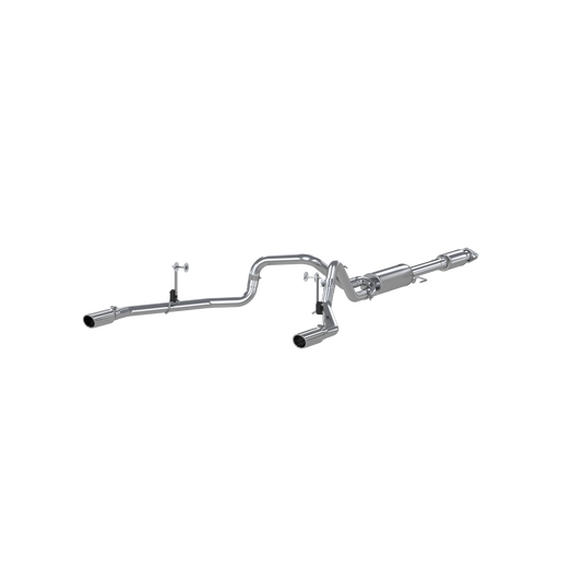 MBRP | 2.5 Inch Cat Back Exhaust System Dual Rear Exit For 15-20 Ford F-150 5.0L Aluminized Steel  | S5258AL