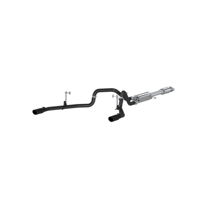 MBRP | 2.5 Inch Cat Back Exhaust System Dual Rear Exit For 15-20 Ford F-150 5.0L Black Coated  | S5258BLK