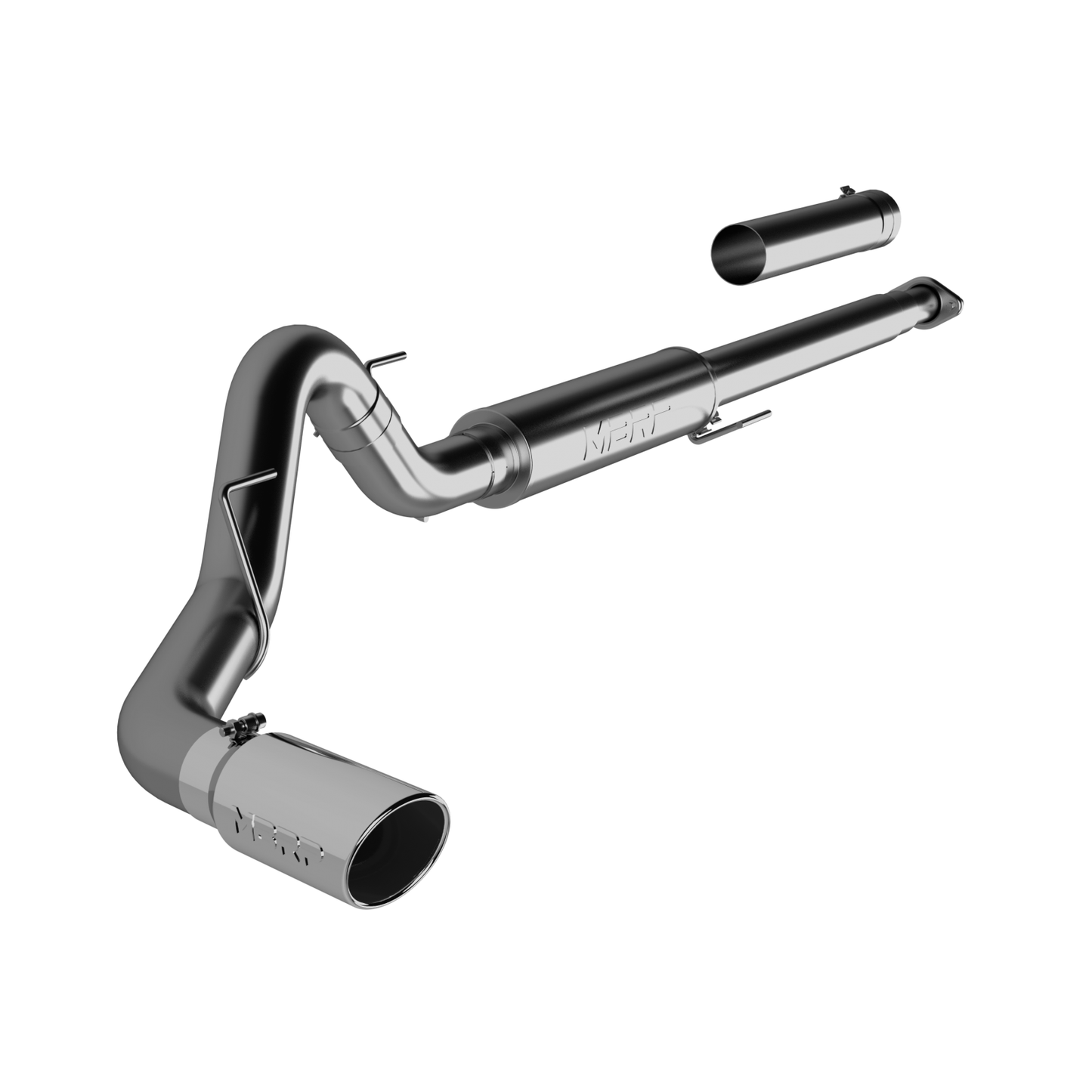 MBRP | 4 Inch Cat Back Exhaust System Single T409 Stainless Steel For 15-20 Ford F-150 2.7L/3.5L EcoBoost Excludes 19 F150 Limited  | S5259409