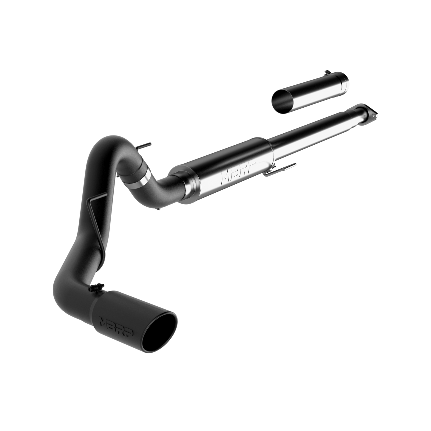 MBRP | 4 Inch Cat Back Exhaust System For 15-20 Ford F-150 2.7L/3.5L EcoBoost Single Black Finish  | S5259BLK