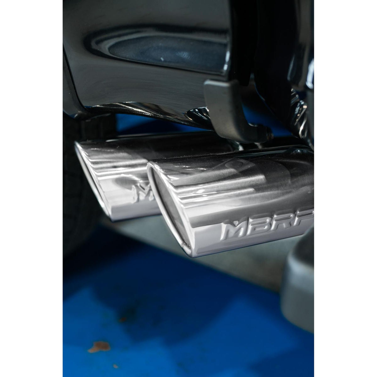 MBRP | 3 Inch Cat Back Exhaust System Pre-Axle Dual Outlet T304 Stainless Steel Street Version For 15-20 Ford F-150  | S5262304