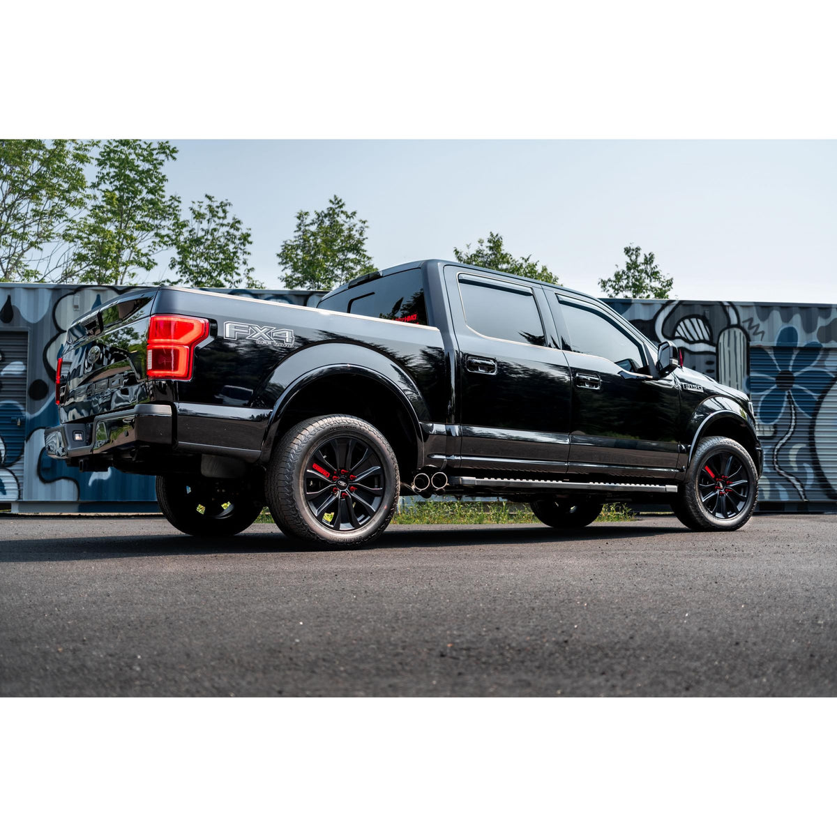 MBRP | 3 Inch Cat Back Exhaust System Pre-Axle Dual Outlet T304 Stainless Steel Street Version For 15-20 Ford F-150  | S5262304
