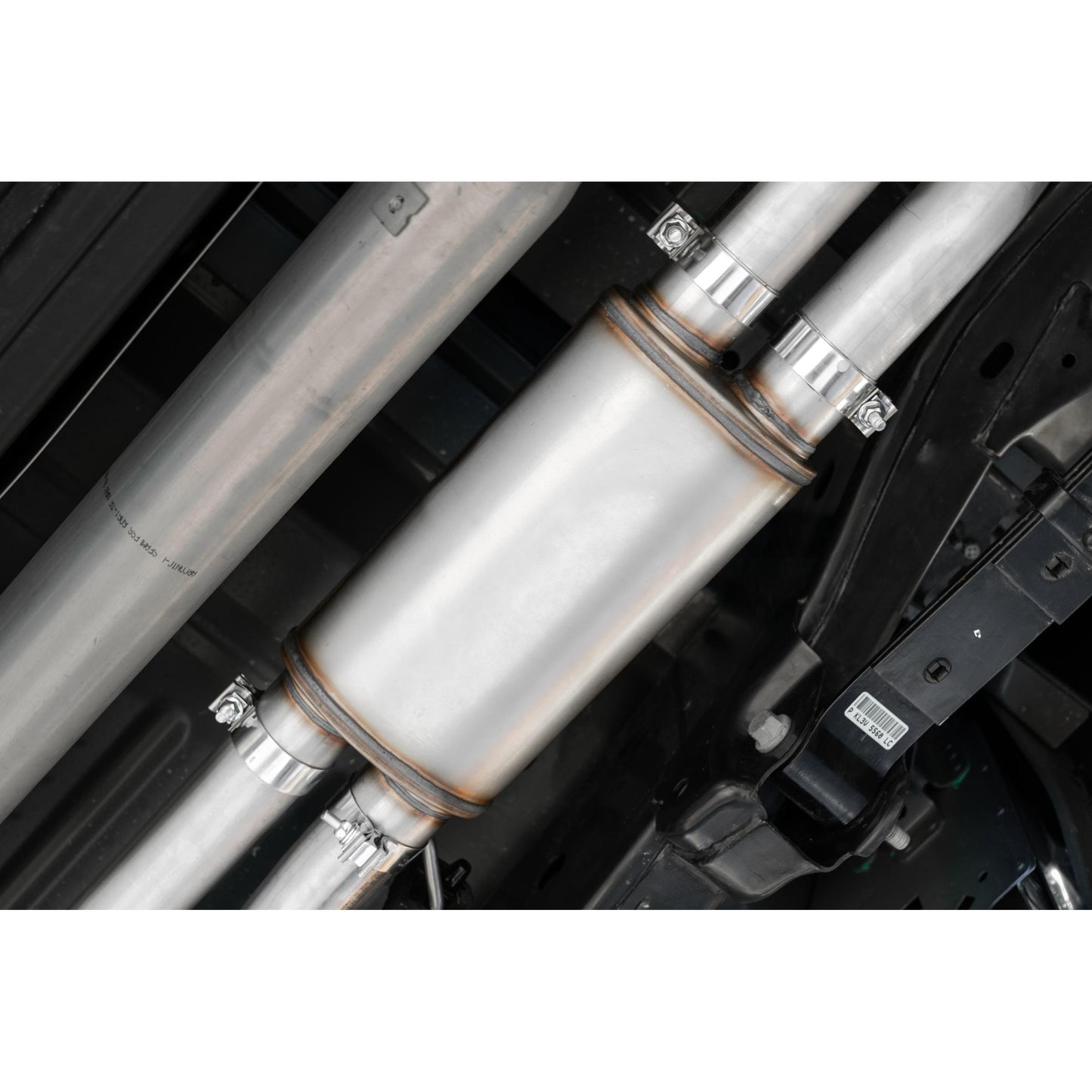 MBRP | 3 Inch Exhaust Resonator Back Dual Rear Exit T409 Stainless Steel For 17-20 Ford F-150 Raptor 3.5L EcoBoost  | S5264409