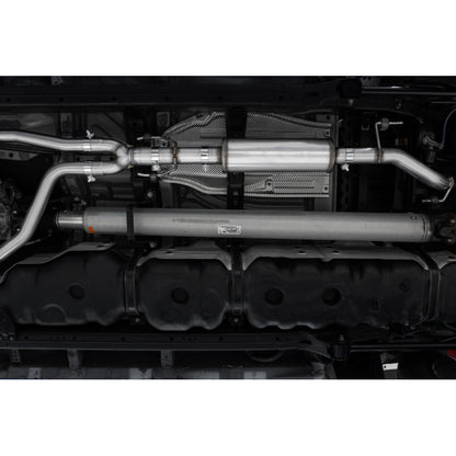 MBRP | 2022-Up Toyota Tundra 3.4L T304 Stainless Steel 2.5 Inch Dual Cat-Back Single Side Exit   | S5301304