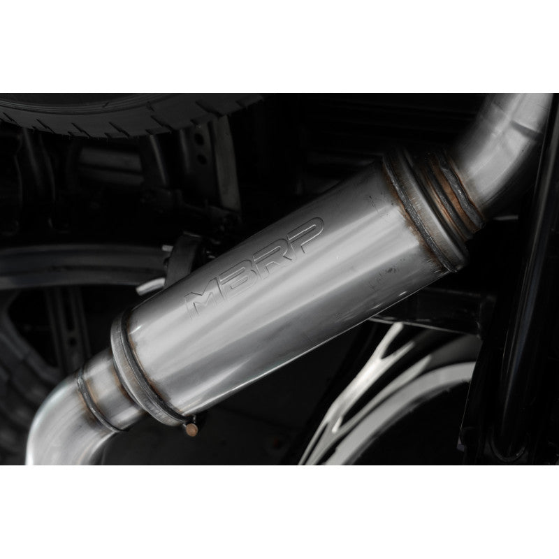 MBRP | 2022-Up Toyota Tundra 3.4L T304 Stainless Steel 2.5 Inch Dual Cat-Back Single Side Exit   | S5301304