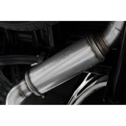 MBRP | 2022-Up Toyota Tundra 3.4L T304 Stainless Steel 2.5 Inch Dual Cat-Back Single Side Exit   | S5301304