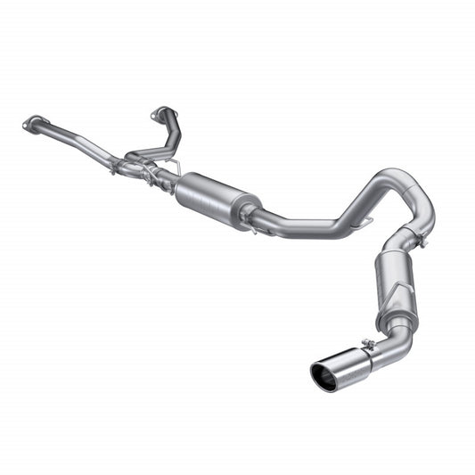 MBRP | 2022-Up Toyota Tundra 3.4L Aluminized Steel 2.5 Inch Dual Cat-Back Single Side Exit   | S5301AL