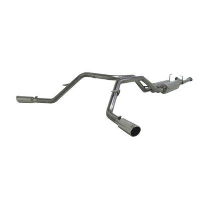 MBRP | Cat Back Exhaust System Dual Side Exit T409 Stainless Steel For 07-08 Toyota Tundra 4.7/5.7L V8, DC-Std. and CM Short Bed 09-09 Toyota Tundra 4.7L, EC-Std. and SB/Crew Cab/Short Bed  | S5306409