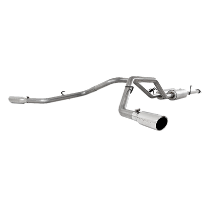 MBRP | Cat Back Exhaust System Dual Split Side T409 Stainless Steel For 09-21 Toyota Tundra  | S5316409
