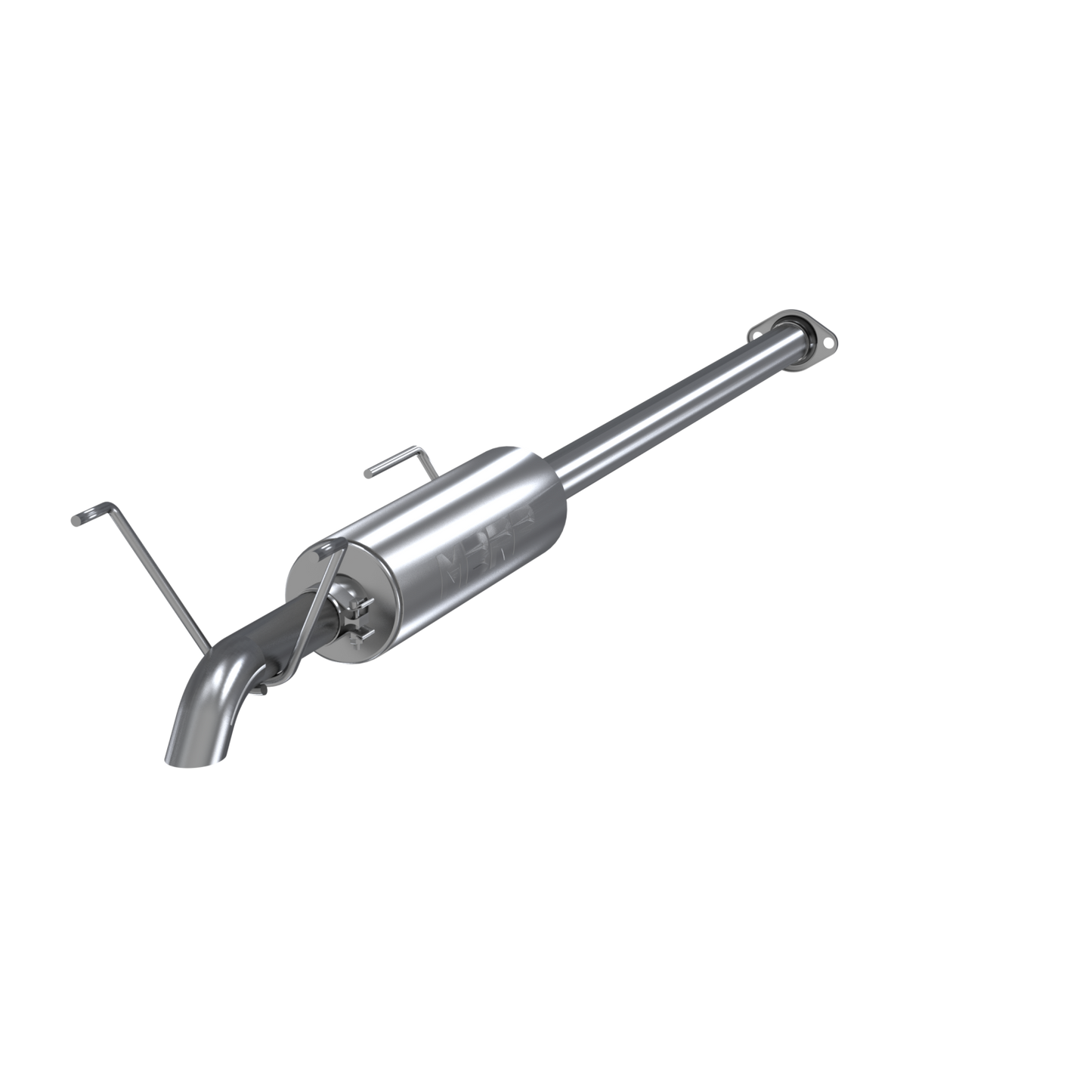 MBRP | Cat Back Exhaust System Turn Down Single T409 For 05-15 Toyota Tacoma 4.0L, Extended Cab/Crew Cab Short Bed  | S5322409