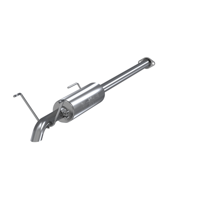 MBRP | Cat Back Exhaust System Turn Down Single Aluminized Steel For 05-15 Toyota Tacoma 4.0L, Extended Cab/Crew Cab Short Bed  | S5322AL