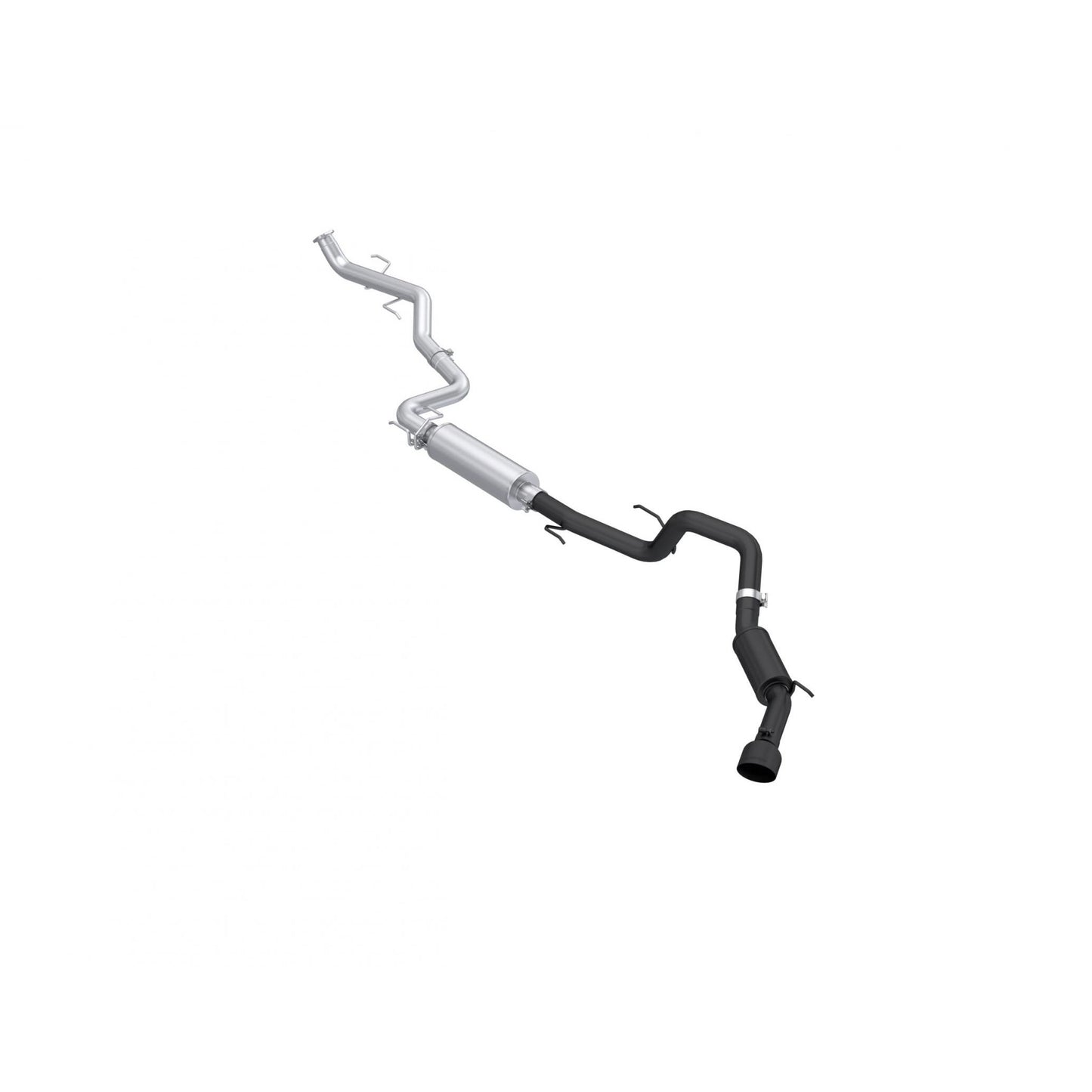 MBRP | 2024-Up Toyota Tacoma 2.4L Armor BLK 3 Inch Cat-Back Exhaust System with Black Tip  | S5323BLK