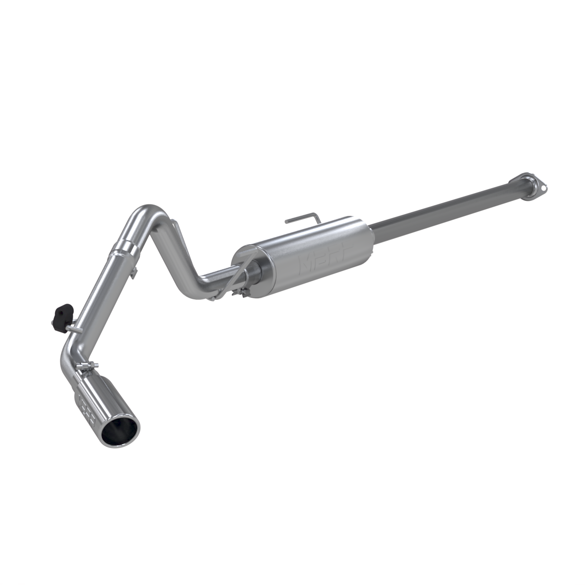 MBRP | Cat Back Exhaust System Single Side Aluminized Steel For 05-15 Toyota Tacoma 4.0L Extended Cab/Crew Cab  | S5326AL