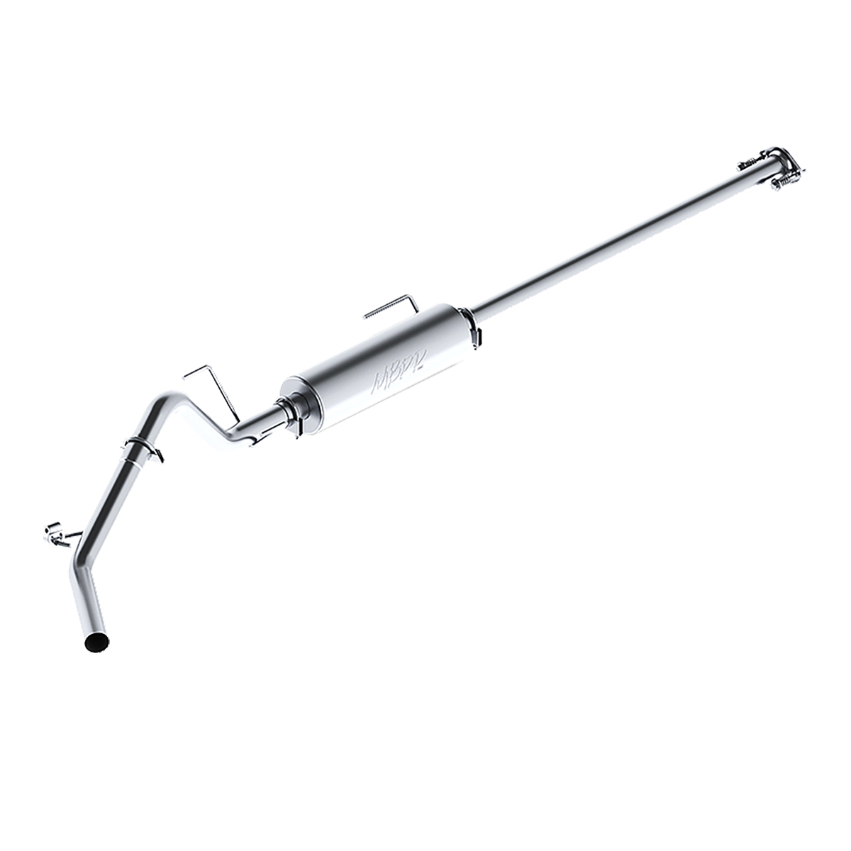 MBRP | Cat Back Exhaust System Single Side Aluminized Steel, No Tip, For 05-15 Toyota Tacoma  | S5326P