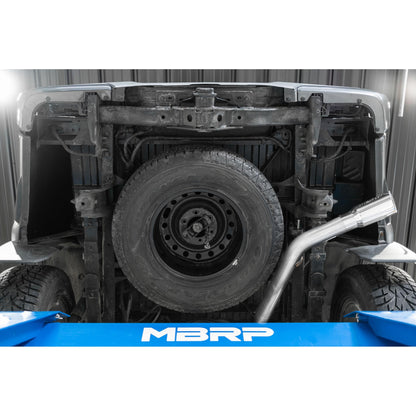 MBRP | Toyota 3 Inch Cat Back Exhaust System For 16-23 Toyota Tacoma 3.5L Single Side Exit   | S5338AL