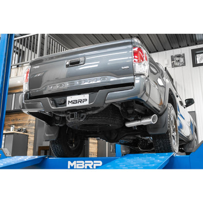 MBRP | Toyota 3 Inch Cat Back Exhaust System For 16-23 Toyota Tacoma 3.5L Single Side Exit   | S5338AL