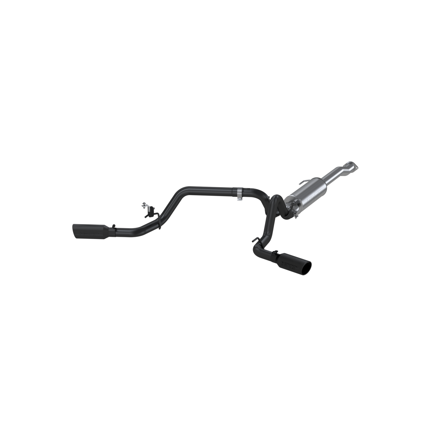 MBRP | Toyota 3 Inch Cat Back Exhaust System For 16-23 Toyota Tacoma 3.5L Dual Split Side Armor BLK Series  | S5340BLK