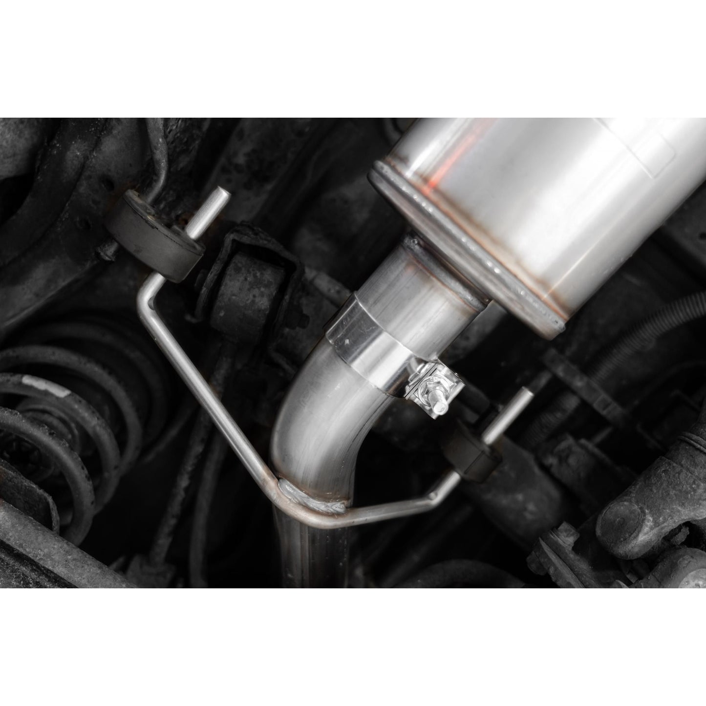 MBRP | 03-24 Toyota 4Runner 11-16 Toyota Land Cruiser Prado Armor Lite Aluminized Steel 2.5 Inch Cat-Back High Clearance Turn Down Single Rear Exit  Exhaust System | S5343AL
