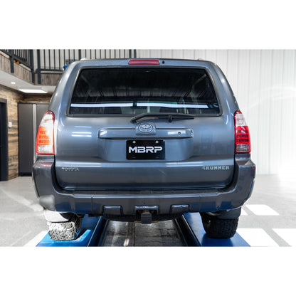 MBRP | 03-24 Toyota 4Runner 11-16 Toyota Land Cruiser Prado Armor Lite Aluminized Steel 2.5 Inch Cat-Back High Clearance Turn Down Single Rear Exit  Exhaust System | S5343AL