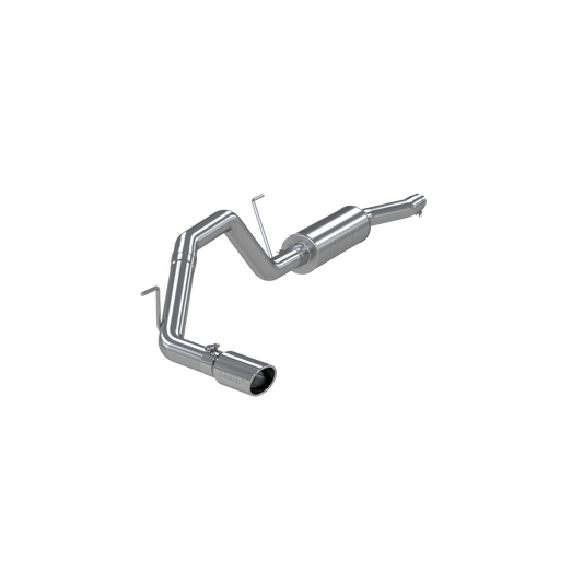 MBRP | Cat Back Exhaust System Single Side Aluminized Steel For 04-06 Nissan Titan 5.6L, Extended Cab/Crew Cab  | S5400AL