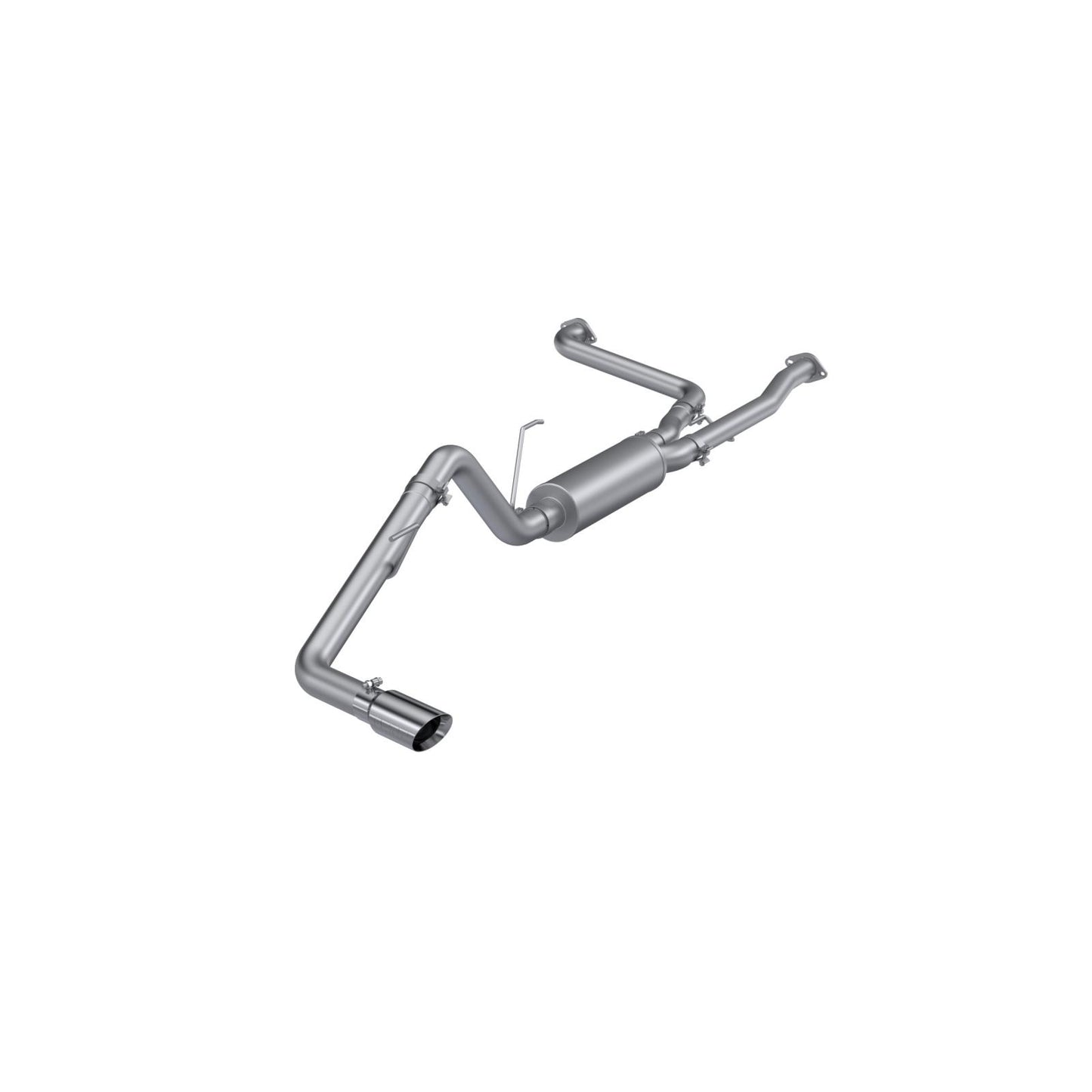MBRP | 2022-Up Nissan Frontier 3.8L Aluminized Steel 2.5 Inch Cat-Back 3 Inch Single Rear Exit Armor Lite Series  | S5407AL