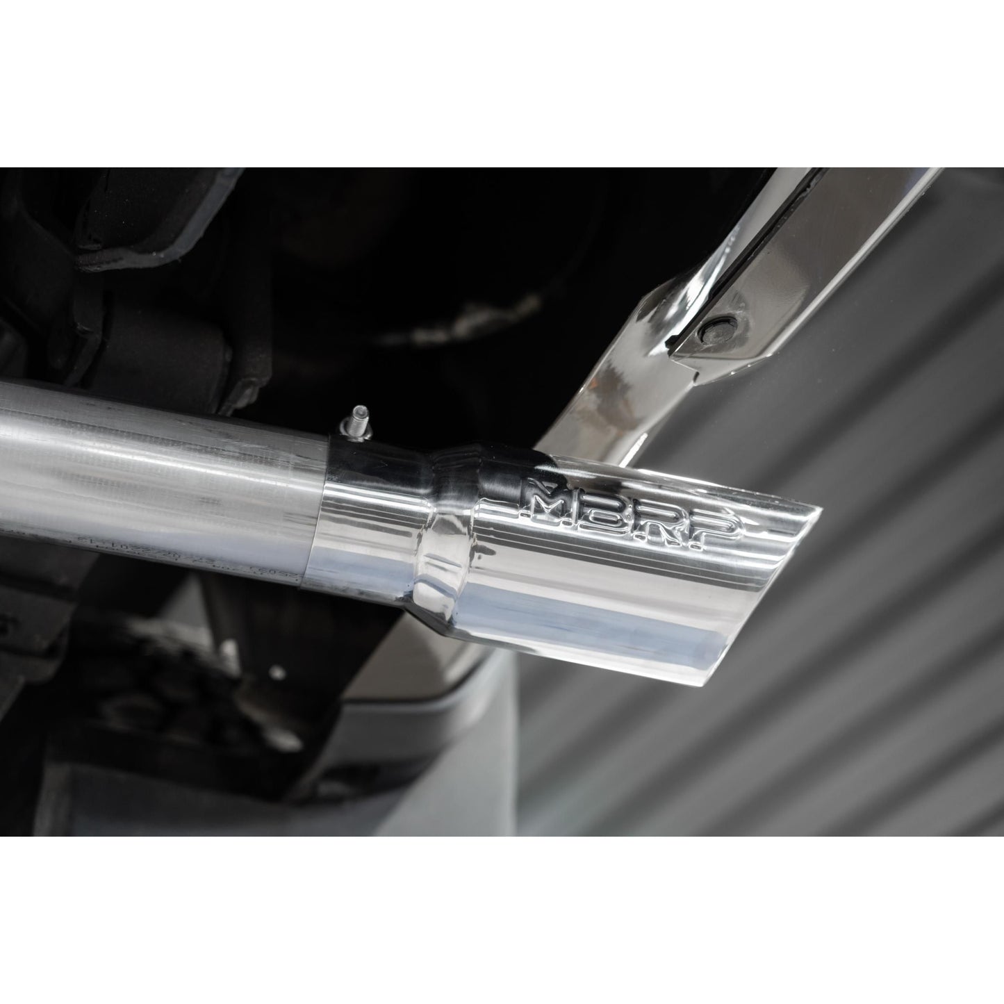 MBRP | 2022-Up Nissan Frontier 3.8L Aluminized Steel 2.5 Inch Cat-Back 3 Inch Single Rear Exit Armor Lite Series  | S5407AL