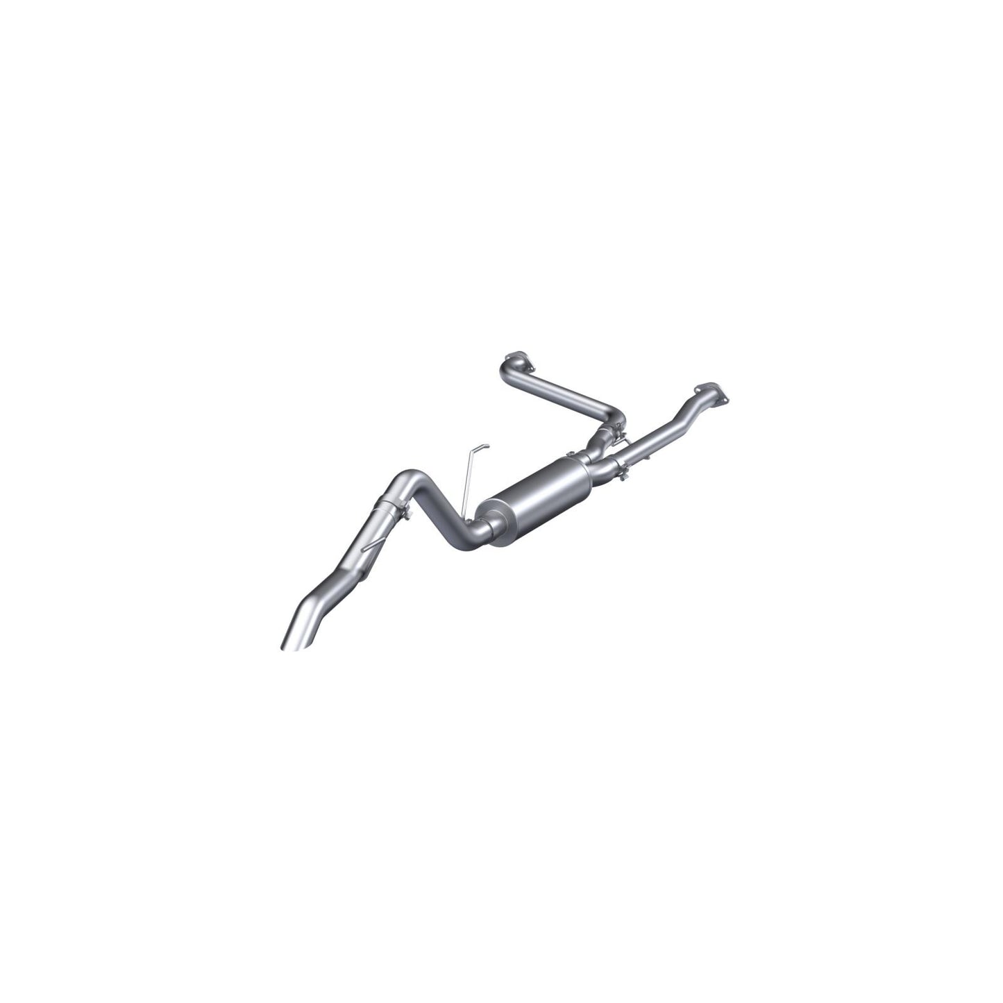 MBRP | 2022-Up Nissan Frontier 3.8L Turn Down T304 2.5 Inch Cat-Back 3 Inch Single High Clearance Rear Exit Armor Pro Series  | S5409304