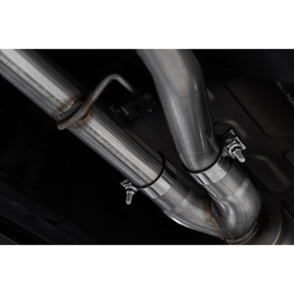 MBRP | 2022-Up Nissan Frontier 3.8L Turn Down T304 2.5 Inch Cat-Back 3 Inch Single High Clearance Rear Exit Armor Pro Series  | S5409304