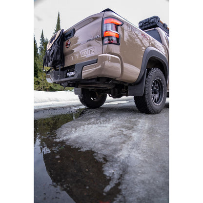 MBRP | 2022-Up Nissan Frontier 3.8L Turn Down Aluminized Steel 2.5 Inch Cat-Back 3 Inch Single High Clearance Rear Exit Armor Lite Series  | S5409AL
