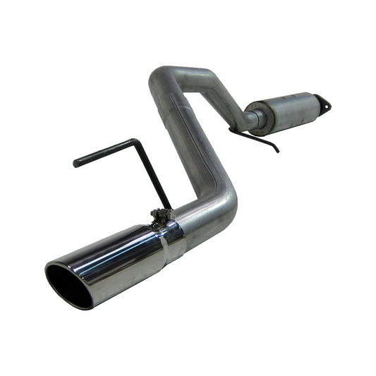 MBRP | Cat Back Exhaust System Single Side Aluminized Steel For 05-10 Jeep Grand Cherokee 4.7L, 5.7L Hemi  | S5508AL