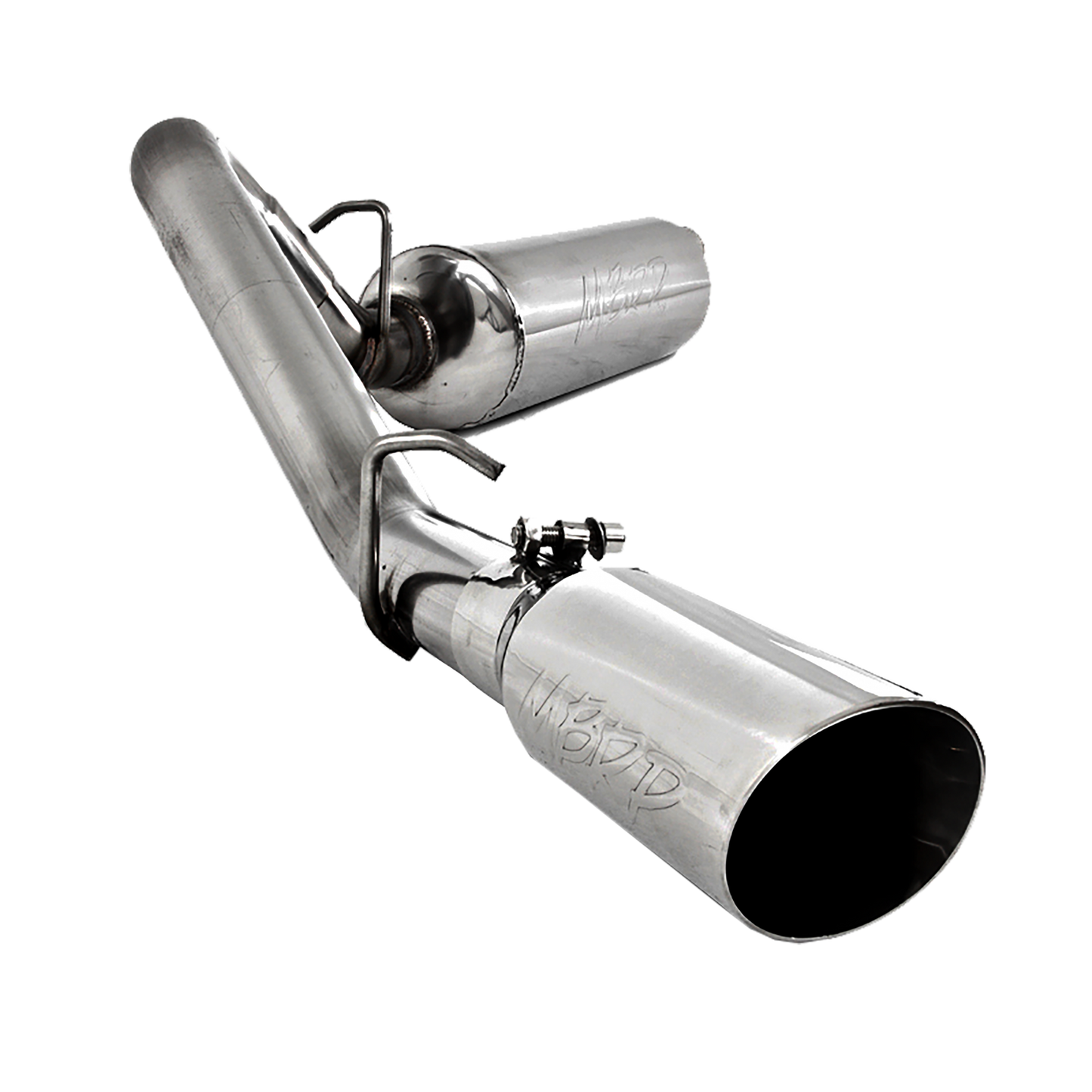 MBRP | Cat Back Exhaust System Single Side Aluminized Steel For 97-99 Jeep Wrangler TJ  | S5512AL
