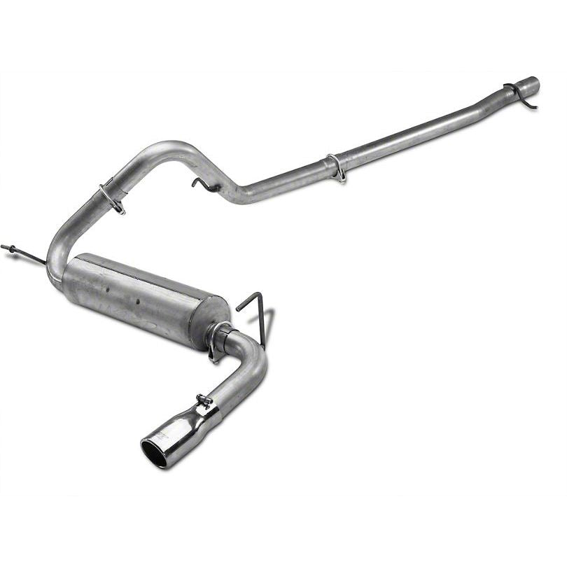 MBRP | Jeep JK Cat Back Exhaust System Single Rear Exit For 12-18 Wrangler Rubicon JK 3.6L 2/4 Door  | S5526AL