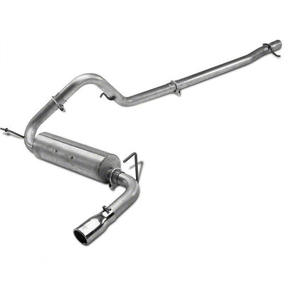MBRP | Jeep JK Cat Back Exhaust System Single Rear Exit For 12-18 Wrangler Rubicon JK 3.6L 2/4 Door  | S5526AL
