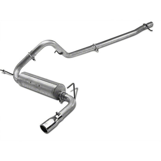 MBRP | Jeep JK Cat Back Exhaust System Single Rear Exit For 12-18 Wrangler Rubicon JK 3.6L 2/4 Door  | S5526AL