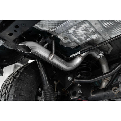 MBRP | Jeep JL 2.5 Inch Axle Back Exhaust Pipe Single Rear Muffler Bypass For 18-Up Wrangler JL 2/4DR  | S5527409