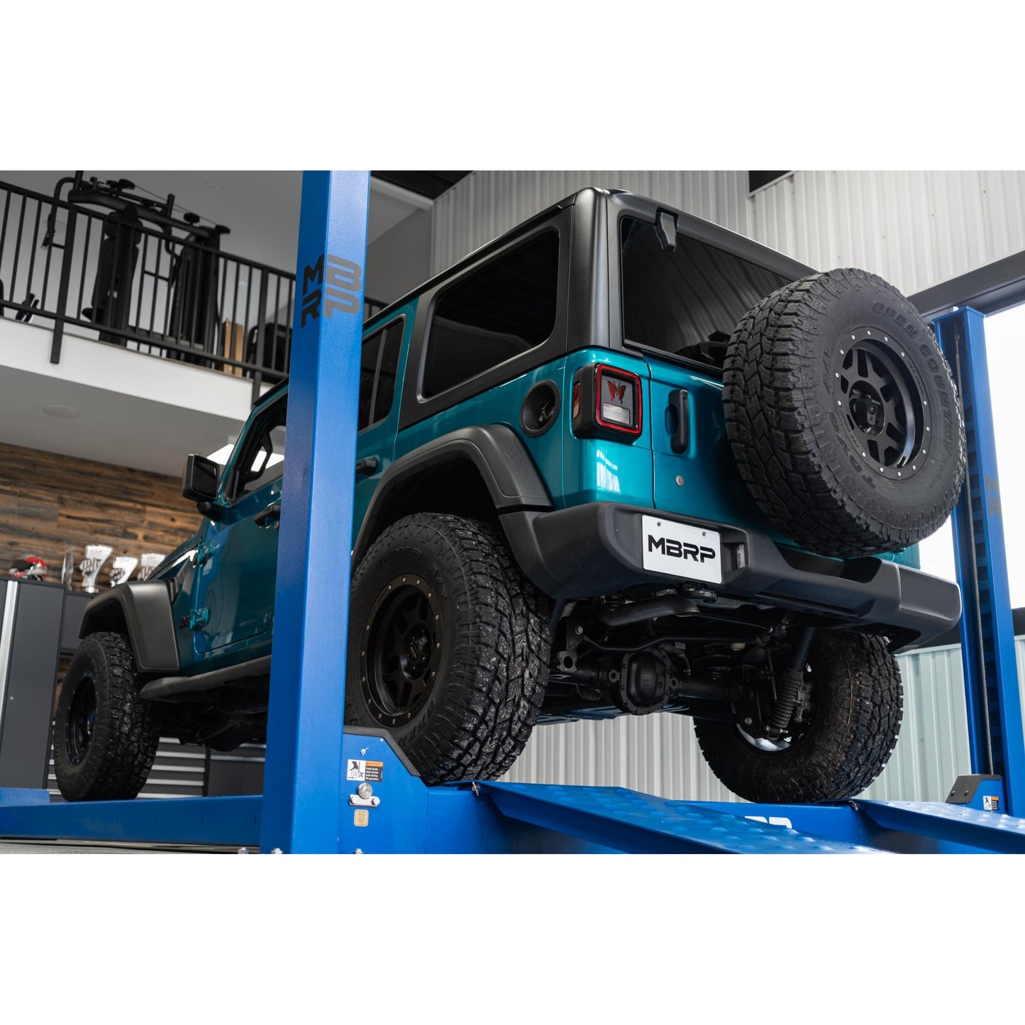 MBRP | Jeep JL 2.5 Inch Axle Back Exhaust Pipe Single Rear Muffler Bypass For 18-Up Wrangler JL 2/4DR  | S5527409