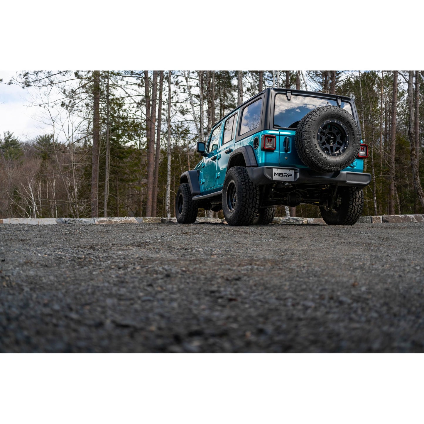 MBRP | Jeep JL 2.5 Inch Axle Back Exhaust Pipe Single Rear Muffler Bypass For 18-Up Wrangler JL 2/4DR  | S5527409
