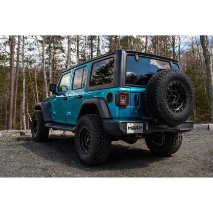 MBRP | Jeep JL 2.5 Inch Axle Back Exhaust Pipe Single Rear Muffler Bypass For 18-Up Wrangler JL 2/4DR  | S5527409