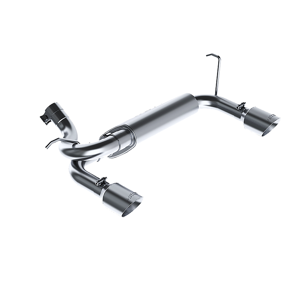 MBRP | Axle Back Dual Rear Exit For 07-18 Jeep Wrangler/Rubicon JK 3.6L/3.8L V6  | S5528409
