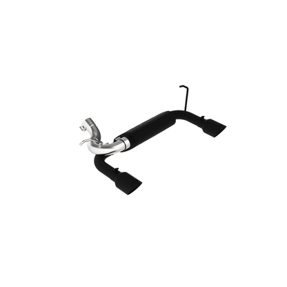 MBRP | Axle Back Dual Rear Exit Black For 07-18 Jeep Wrangler/Rubicon JK 3.6L/3.8L V6  | S5528BLK