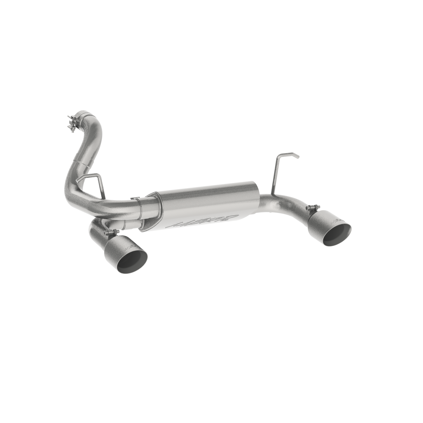MBRP | Jeep 2.5 Inch Axle Back Dual Rear Exit Armor Plus Series For 18-Up Wrangler JL 2/4 DR 3.6L  | S5529409