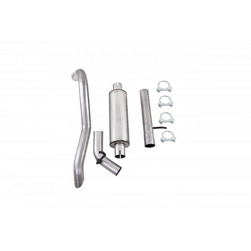 MBRP | Cat Back Exhaust System Single Rear Exit Off Road Aluminum For 12-18 Jeep Wrangler/Rubicon JK 3.6L V6 2/4 Door  | S5530AL