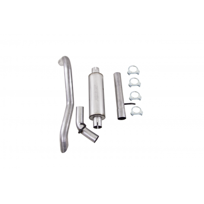 MBRP | Cat Back Exhaust System Single Rear Exit Off Road Aluminum For 12-18 Jeep Wrangler/Rubicon JK 3.6L V6 2/4 Door  | S5530AL