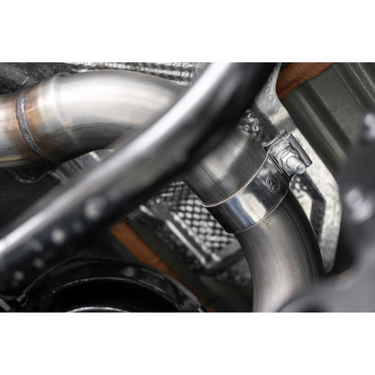 MBRP | Jeep JL Cat Back Exhaust System Single Rear Exit Armor Pro Series For 18-Up Wrangler JL 2/4 Door  | S5533304