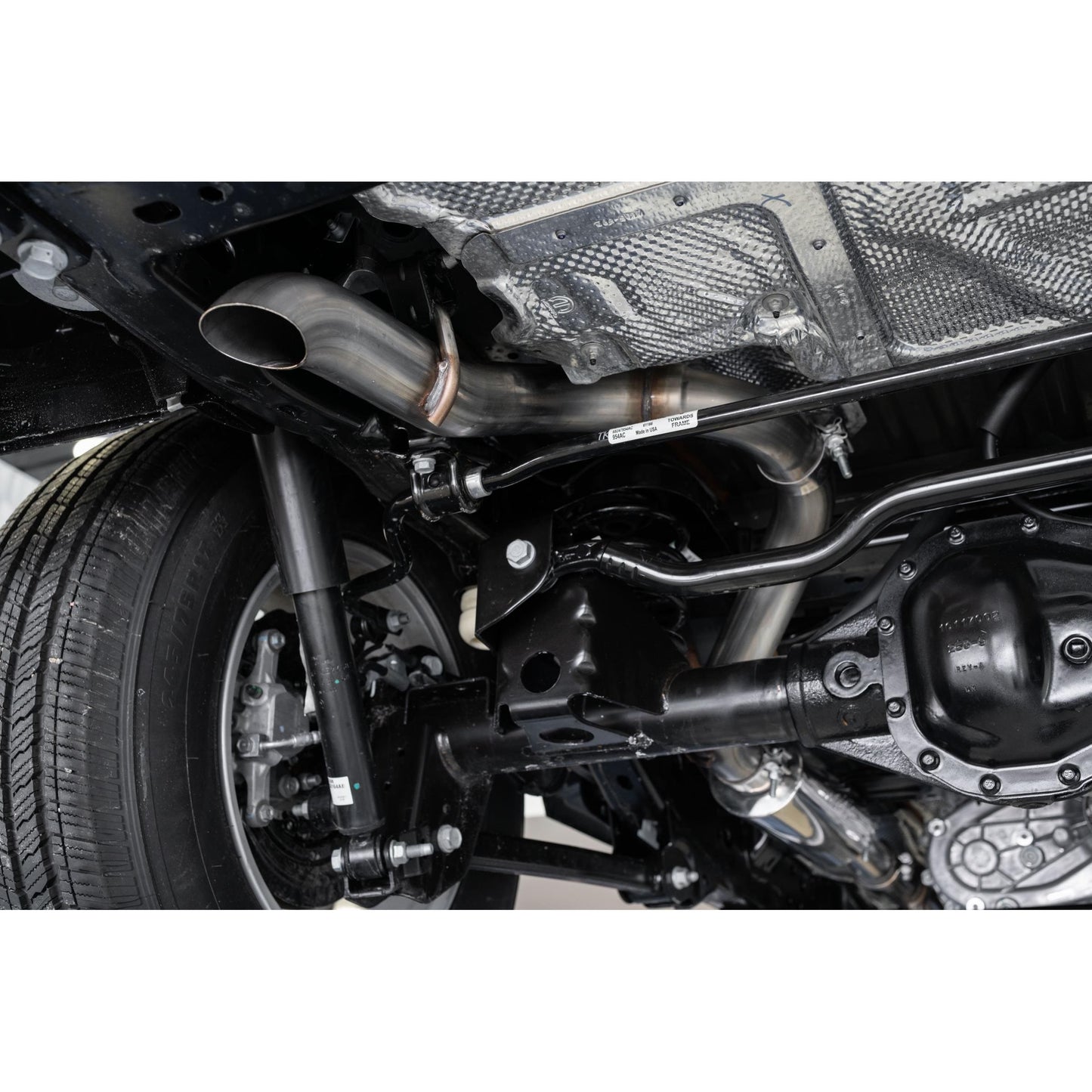 MBRP | Jeep JL Cat Back Exhaust System Single Rear Exit Armor Pro Series For 18-Up Wrangler JL 2/4 Door  | S5533304