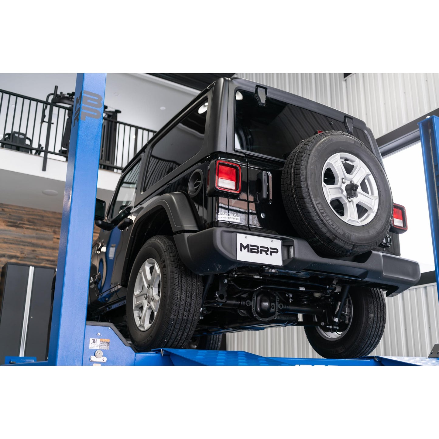 MBRP | Jeep Cat Back Exhaust System Single Rear Exit Armor Lite Series For 18-Up Wrangler JL 2/4 Door 2.0L, 3.6L  | S5533AL