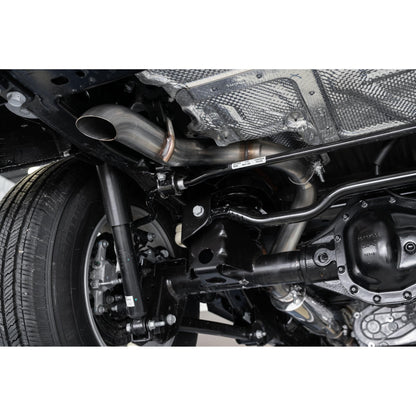 MBRP | Jeep Cat Back Exhaust System Single Rear Exit Armor Lite Series For 18-Up Wrangler JL 2/4 Door 2.0L, 3.6L  | S5533AL